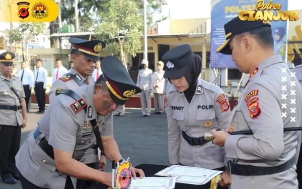 Kapolres Cianjur Laksanakan Sertijab Kasat Polair dan Kapolsek