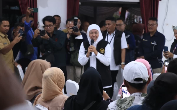 Dihadapan Gubernur Khofifah, Bupati Madiun Pamer Ketersediaan Beras Surplus Puluhan Ribu Ton