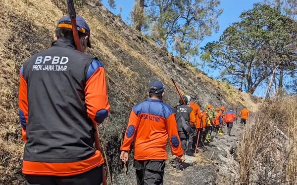 Thumbnail Berita - BPBD Jatim Optimalkan Penanganan Karhutla Gunung Bromo Melalui Jalur Darat