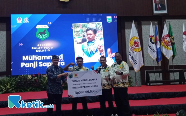 Thumbnail Atlet Kota Batu Peraih Medali Emas Porprov Jatim 2023 Dapat Bonus Puluhan Juta