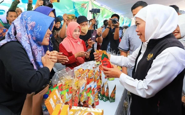 Harga Gabah Masih Tinggi, Khofifah Kembali Gelar Pasar Murah