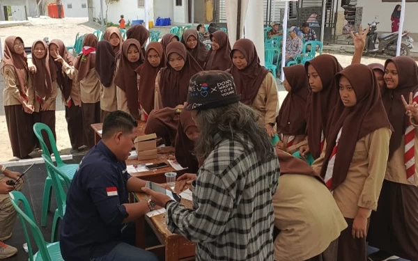 Foto Pelayanan kesehatan gratis yang diberikan oleh YBSI yang berkolaborasi dengan Djarum Foundation. (Foto: Dok. YBSI)