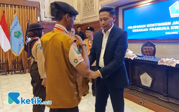 Kontingen Kwarcab Pramuka Kota Malang Siap Jadi yang Terbaik di Jambore Daerah