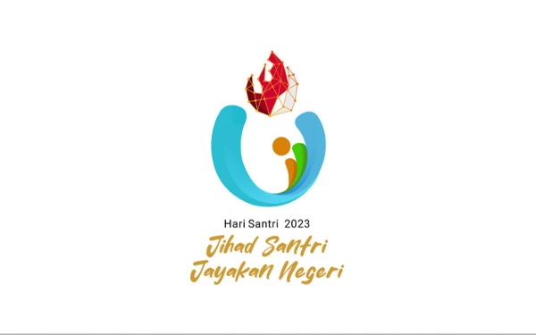 Foto Logo Hari Santri 2023. (Foto: Kemenag Rl)