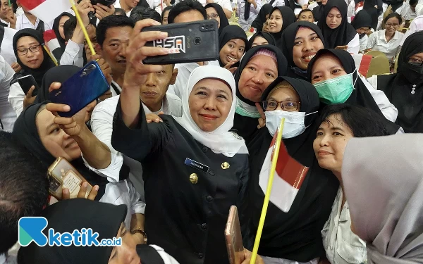 Foto Gubernur Khofifah. (Foto: Husni Habib/Ketik.co.id)