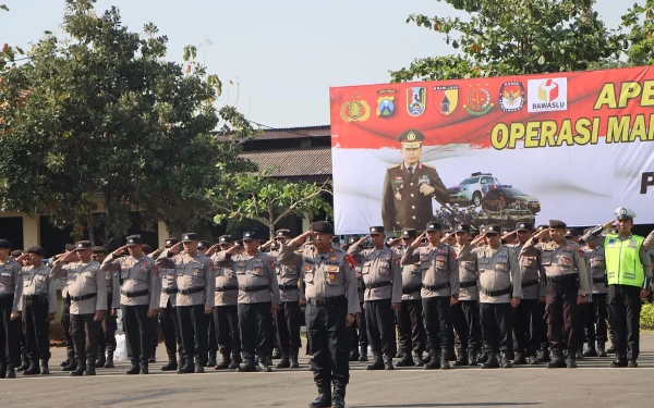 608 Personel Siap Kawal Pelaksanaan Tahapan Pemilu 2024 di Kabupaten Tuban