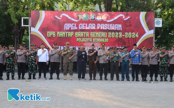 Thumbnail 1.150 personel TNI/Polri siap Amankan Jalannya Pemilu di Sidoarjo