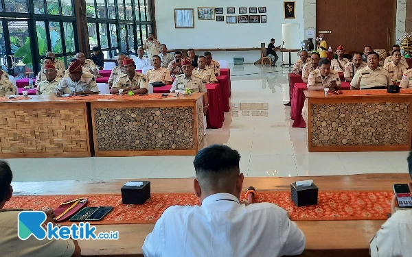 Foto Purnawirawan TNI saat konsolidasi, Rabu (18/10/2023) (foto: Favan/ketik.co.id)