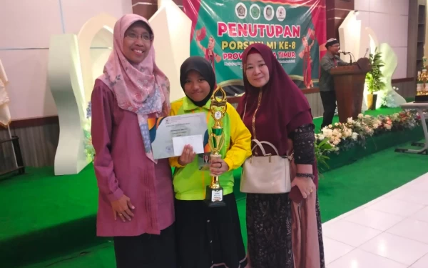 Sering Lomba, Rohmatul Inayah Raih Bawa Gresik Juara I MTQ Porseni MI Tingkat Jatim 2023