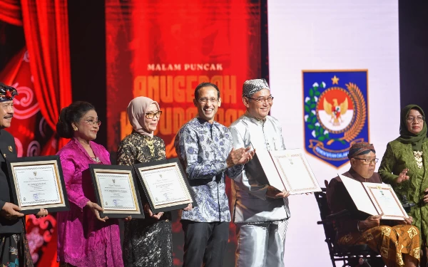 Thumbnail Berita - Anugerah Kebudayaan Indonesia 2023, Ini Pesan Nadiem Makarim
