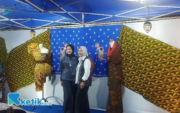 Foto Salah satu motif dari Batik Sukun yang dikembangkan warga setempat. (Foto: Lutfia/Ketik.co.id)