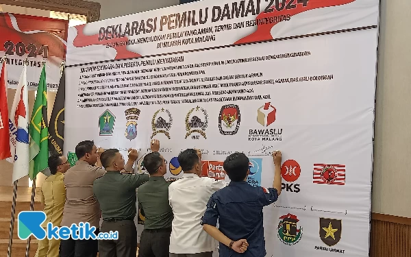 Deklarasi Pemilu Damai, Korem 083/Baladhika Jaya Ajak Warga Jaga Persatuan dan Kesatuan