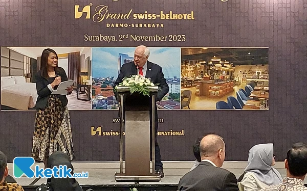 Foto President Swiss-Belhotel International Gavin M.Faull. (Foto: Husni Habib/Ketik.co.id)