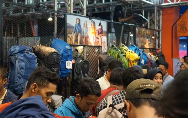 Foto Kepadatan pengunjung di Indofest Jakarta. (Foto: dok. Indofest)