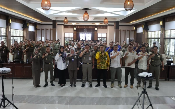 Sinergi Satpol PP Jatim untuk Dorong Penyelenggaraan Pemerintahan dalam Mendukung Capaian SPM