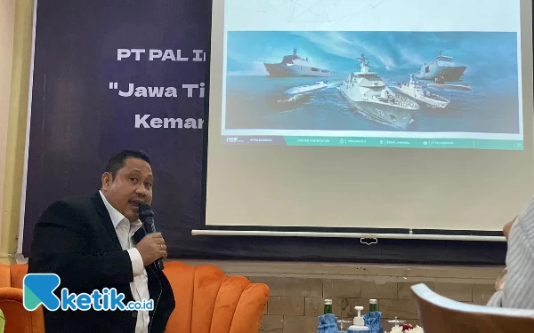 Foto SEVP Transformasi Management PT PAL Indonesia Satriyo Bintoro. (Foto: Shinta Miranda/Ketik.co.id)