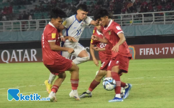 Foto Permainan Keras ditunjukkan timnas Panama, Senin (13/11/2023). (Foto: Khaesar/Ketik.co.id)