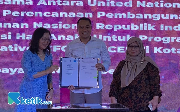 Thumbnail Berita - Top! Surabaya Sabet Predikat CFCI Unicef Pertama Indonesia Kota Ramah Anak Internasional