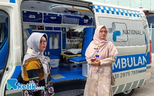 Foto Smart Ambulance yang menjadi salah satu layanan National Hospital. (Foto: Naufal/Ketik.co.id)