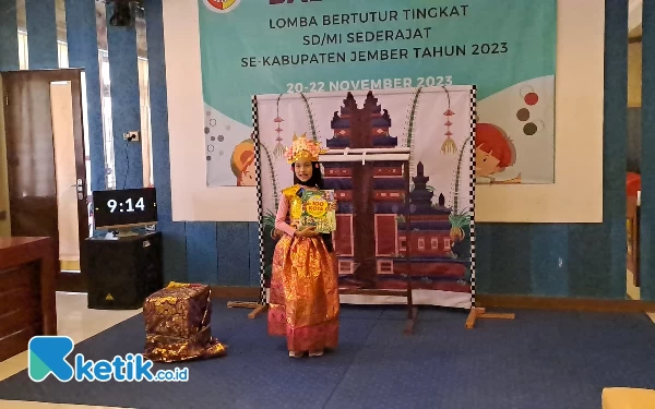 Lomba Bertutur di Jember Bangun Literasi Siswa Sekaligus Kecerdasan Intelektual