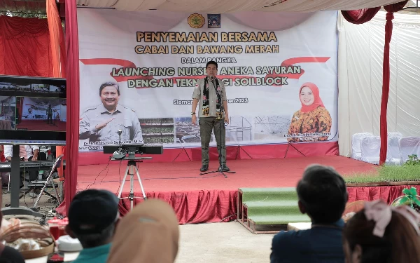 Foto Plh. Dirjen Hortikultura Kementan RI Andi Muhammad Idil Fitri , (Foto: Humas Penkab Sleman)