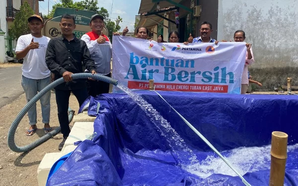 Thumbnail Berita - Pertamina Hulu Energi Tuban East Java Konsisten Distribusi Air Bersih  ke Masyarakat Terdampak Kekeringan