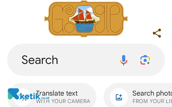 Ini Alasan Google Doodle Tampilkan Gambar Kapal Pinisi