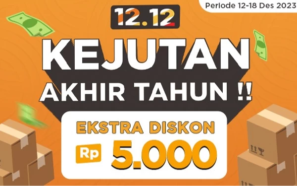 Foto Kejutan akhir tahun dengan tambahan diskon Rp 5.000