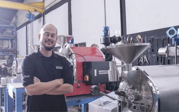 Thumbnail Berita - Manfaatkan Teknologi Digital, Berto Coffee Roster Ciptakan Mesin Sangrai Kopi Lebih Efisien dan Presisi