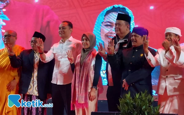 Thumbnail Berita - Hadiri Pertemuan Lintas Agama, Siti Atiqoh Ingatkan untuk Hargai Perbedaan