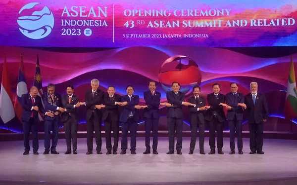 Foto Momen KTT ASEAN 2023 yang digelar di Jakarta. (Foto: Sekretariat Kabinet)