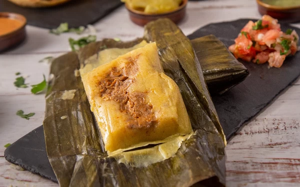 Foto Tamale makanan khas Amerika Latin. (Foto: Pexels)