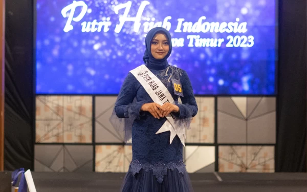 Thumbnail Berita - Resolusi Tahun Baru bagi Hiththatun Zamrud Madu, Top 5 Putri Hijabfluencer Jatim 2023