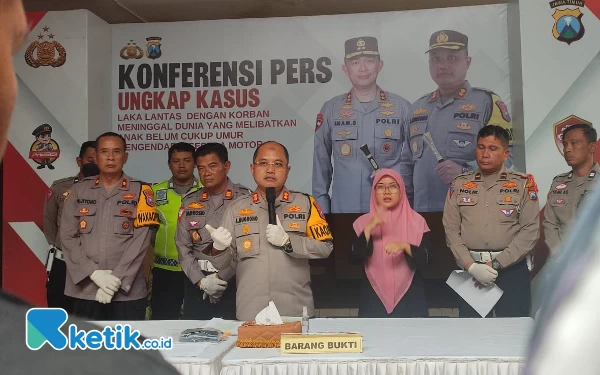 Thumbnail Berita - Awal Tahun 2024, Polres Pacitan Ingatkan Orang Tua Tak Izinkan Anak Naik Motor