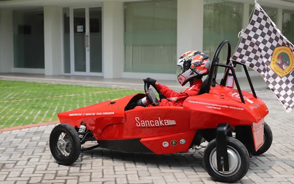 Thumbnail Sancaka, Mobil Listrik Karya Untag Surabaya, Inovasi Tingkatkan Kecepatan dan Efisiensi Baterai