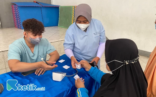 Foto Penyediaan layanan kesehatan gratis. (Foto: Shinta Miranda/Ketik.co.id)