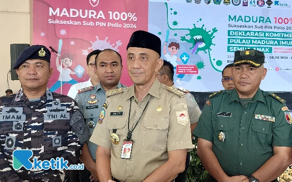 Foto Pj Bupati Bangkalan, Dr. H. Arief M. Edie, M.Si saat ditemui di Bangkalan. (Foto: Dok Ketik)