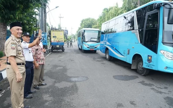 Kabar Gembira, Kini Masyarakat Bangkalan Bisa Menikmati Angkutan Umum Bus Trans Bangkalan