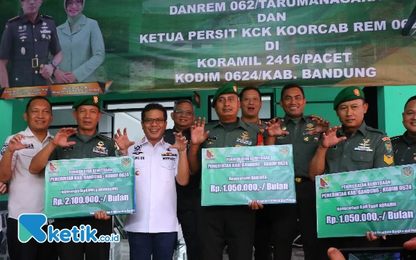 Ini Alasan Bupati Bandung Naikan Insentif Babinsa, Bati Tuud dan Danramil