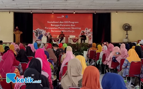 Foto Suasana kegiatan Sosialisasi dan Komunikasi Informasi dan Edukasi (KIE) Program Bangga Kencana dan Percepatan Penurunan Stunting bersama Mitra Kerja di Kabupaten Sleman. (Foto: Fajar Rianto / Ketik.co.id)