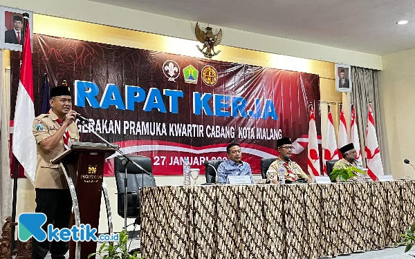 Thumbnail Hadiri Rakercab, Kwarda Jatim Ajak Pramuka Kota Malang Produktifkan Aset Lahan Tidur