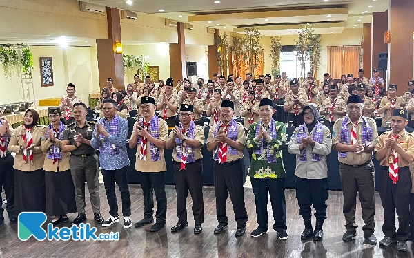 Foto Rapat Kerja Pramuka Kwarcab Kota Malang. (Foto: Lutfia/Ketik.co.id)