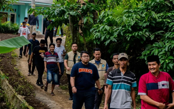 Foto Kunjungan Gekrafs disambut bahagia warga lereng Gunung Argopuro, Desa Curahdami, Sukorambi (Foto: Gekrafs Jember)