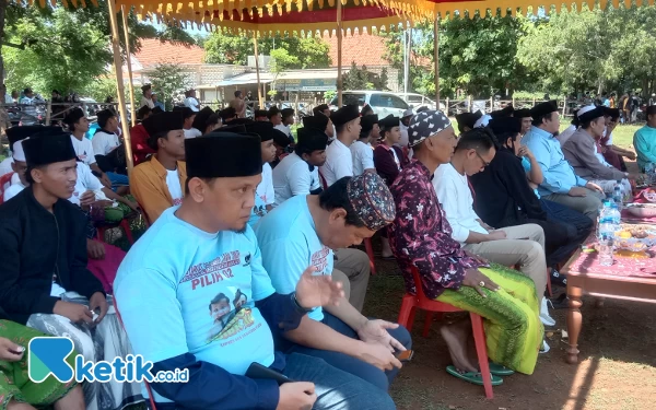 Foto Para undangan di deklarasi kemenangan paslon 02. 28/01/2024. (Foto. Ismail Hs/Ketik.co.id)