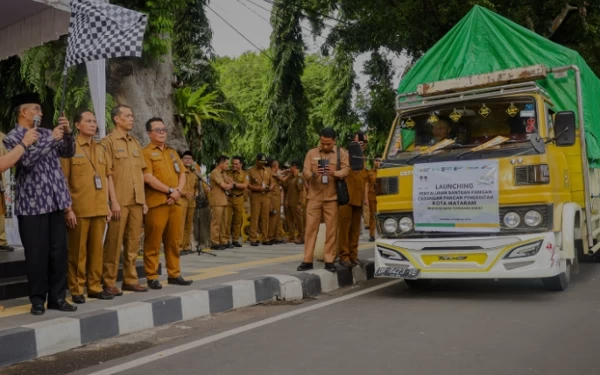 Atasi Gejolak Harga Pangan, Pemkot Mataram Salurkan 392,3 Ton Bantuan Pangan