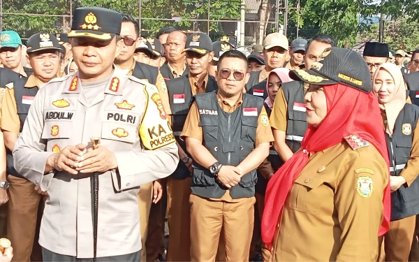 Thumbnail Wali Kota Bandar Lampung Hadiri Apel Siaga Satgas Pengamanan Pemilu 2024