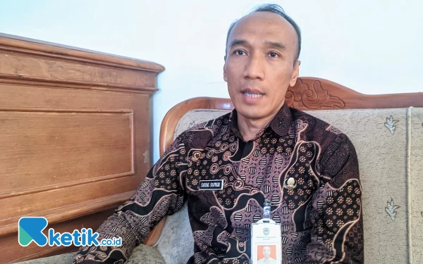 Foto Kepala DKPP Pacitan saat dikonfirmasi, (22/2/2024). (Foto: Al Ahmadi/Ketik.co.id)