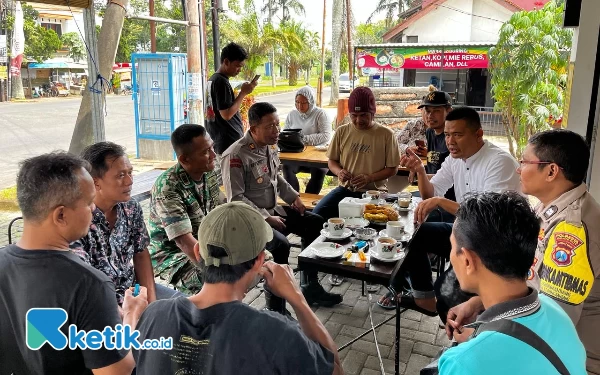 Foto Jaring aspirasi warga dalam Jumat Curhat. (Foto: dok. Ketik.co.id)