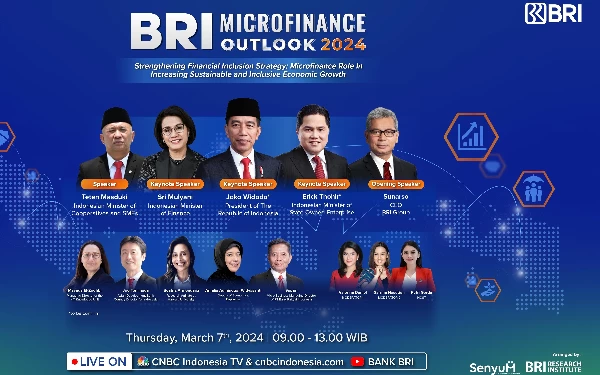 Thumbnail BRI Microfinance Outlook 2024 Kembali Hadir, Angkat Strategi Perkuat Inklusi Keuangan