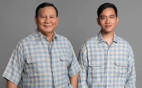 Foto Prabowo Subianto dan Gibran Rakabuming Raka, Calon Presiden dan Wakil Presiden RI. (Foto: Instagram @prabowo)